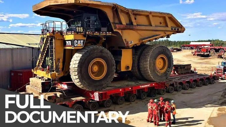 How Mega Transports Delivers Gigantic Mining Trucks